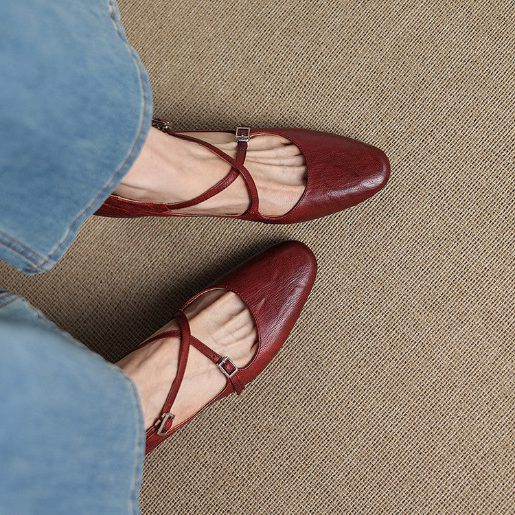 Authentic Leather Heels Orrel