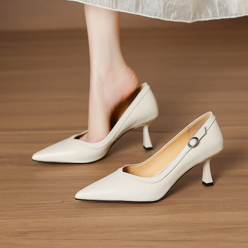 Authentic Leather Heels Ezel