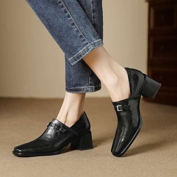 Authentic Ekra Leather Heels