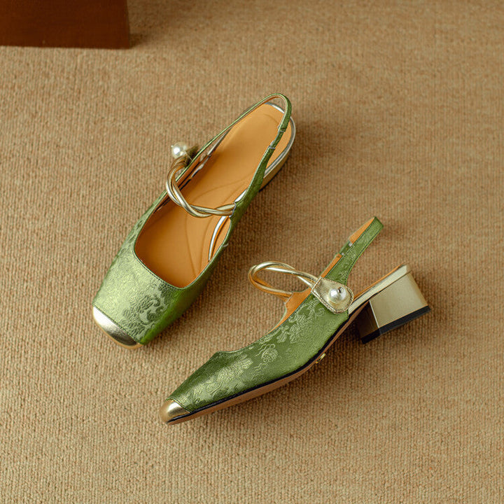 Galeni Leather Heels