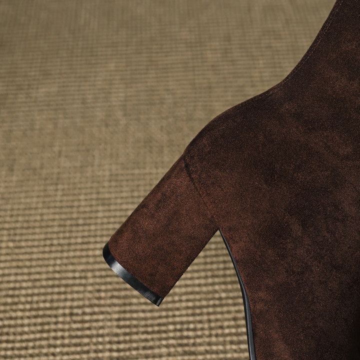Authentic Suede Leather Ankle Boots