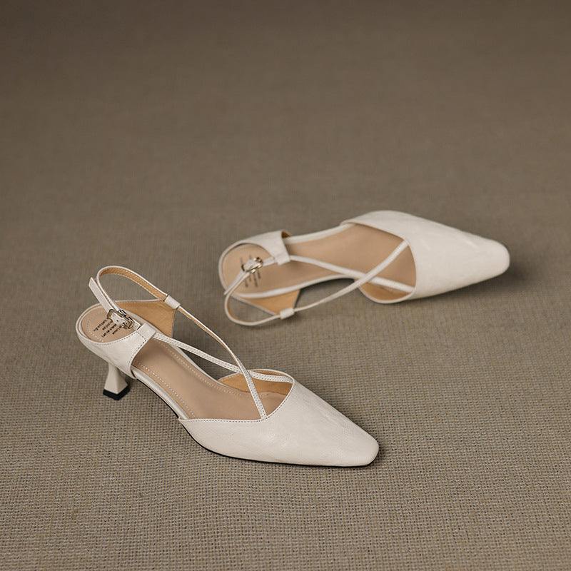 Authentic Leather Heels Velta