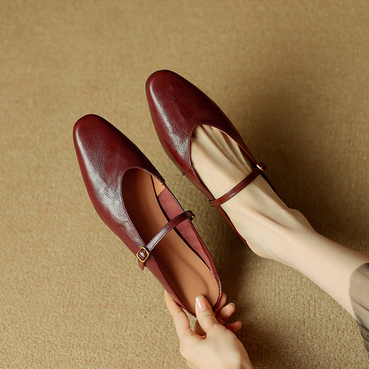 Kiro Genuine Leather Mules