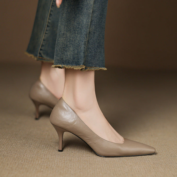 Authentic Leather Heels