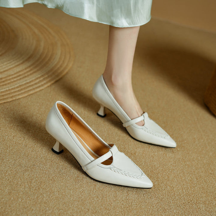 Authentic Leather Stiletto Heels Orel
