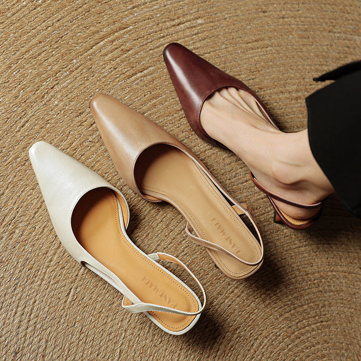 Authentic Leather Elle Heels