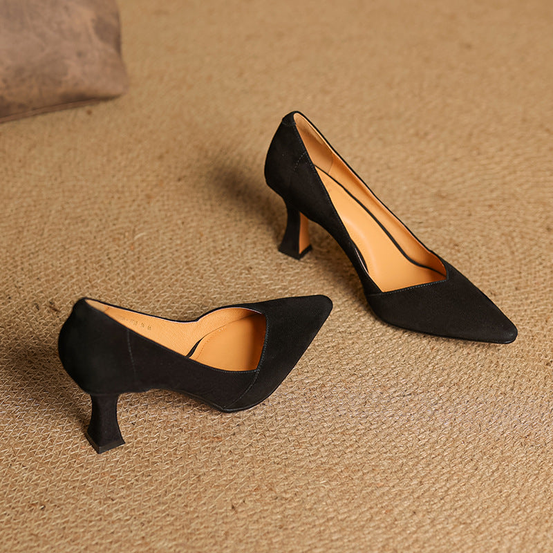 Genuine Leather Women's Heels