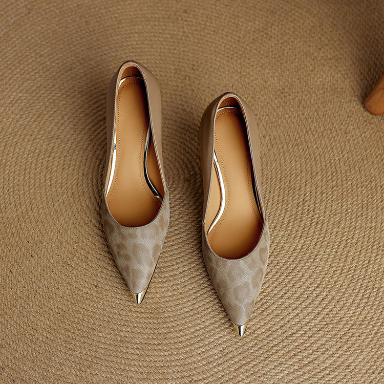 Authentic Leather Heels Valea