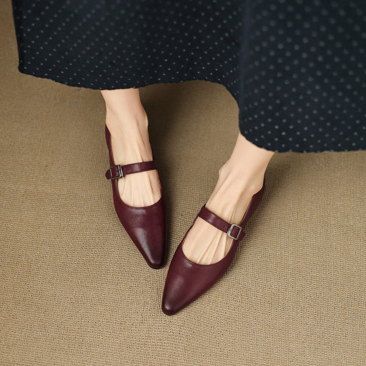 Authentic Leather Heels Orya