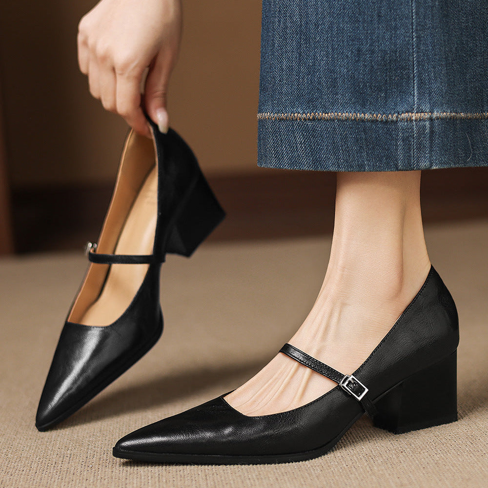 Authentic Leather Heels Orvia