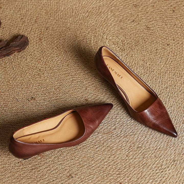 Genuine Leather Heels