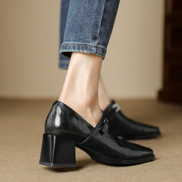 Authentic Ekra Leather Heels