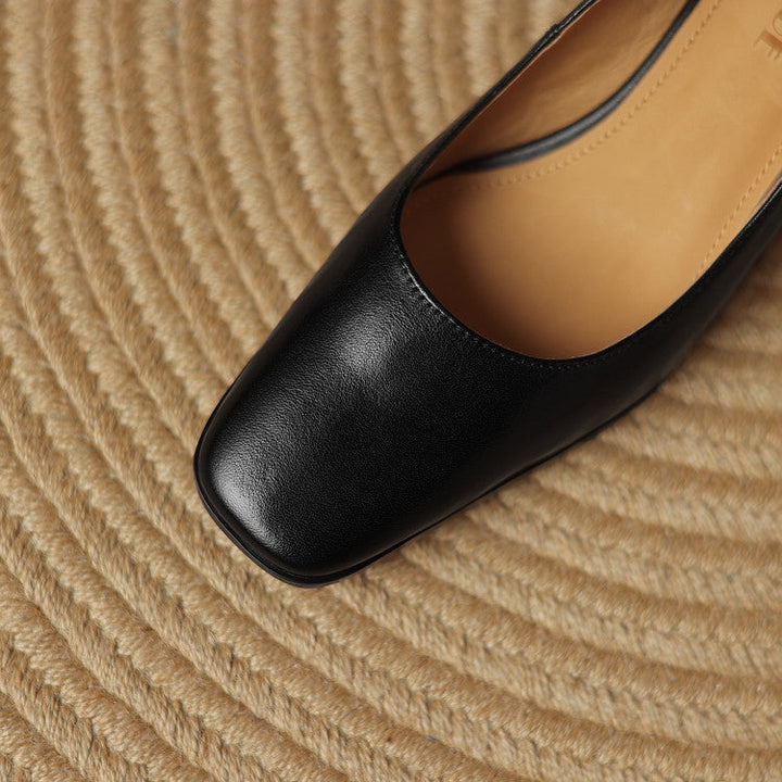 Authentic Leather Heels Arlix