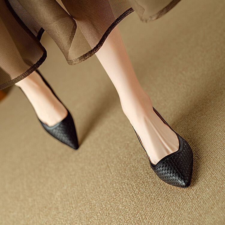 Genuine Leather Pumps Enzo