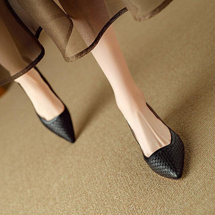 Genuine Leather Pumps Enzo