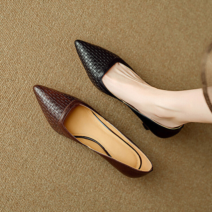 Genuine Leather Pumps Enzo