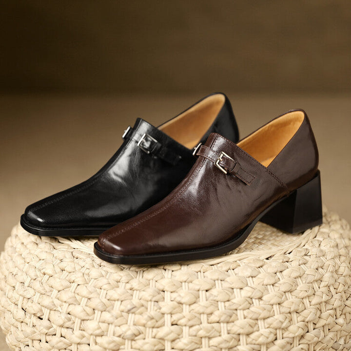 Authentic Ekra Leather Heels