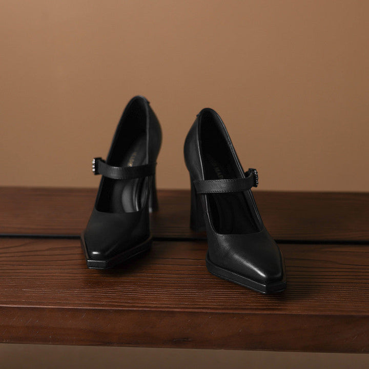 Claya Authentic Leather Heels
