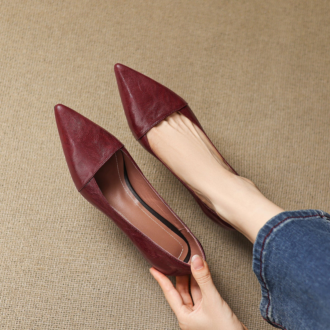 Authentic Leather Heels Venza