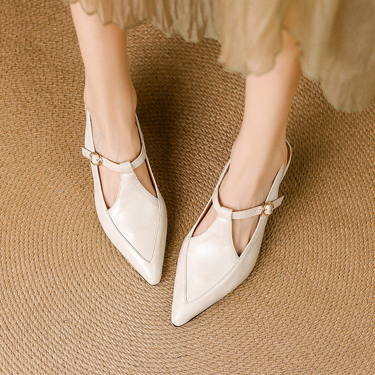Lauren Leather Heels