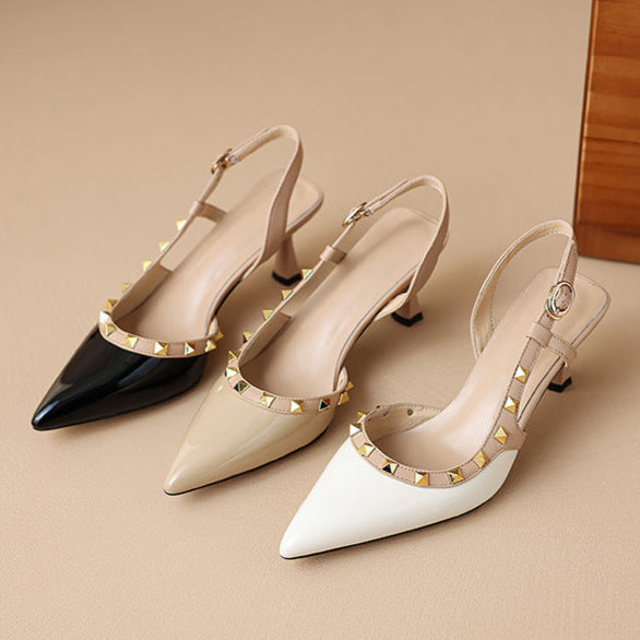 Genuine Leather Heels - Additional Option