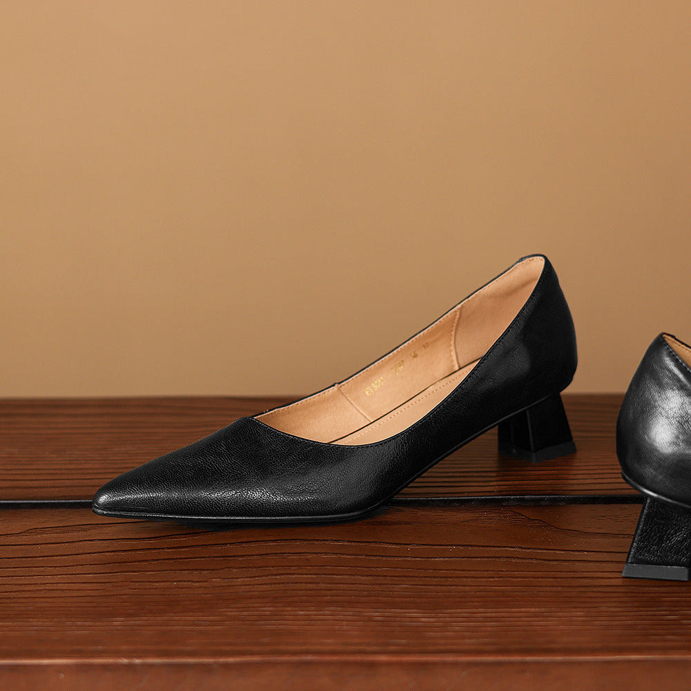 Kreya Genuine Leather Heels