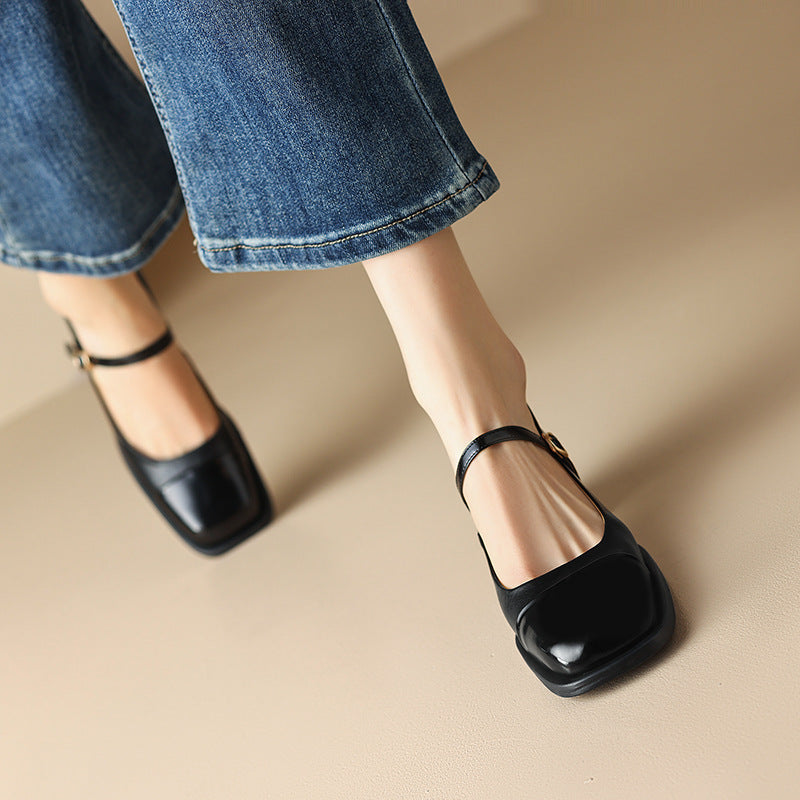 Authentic Leather Heels Erel
