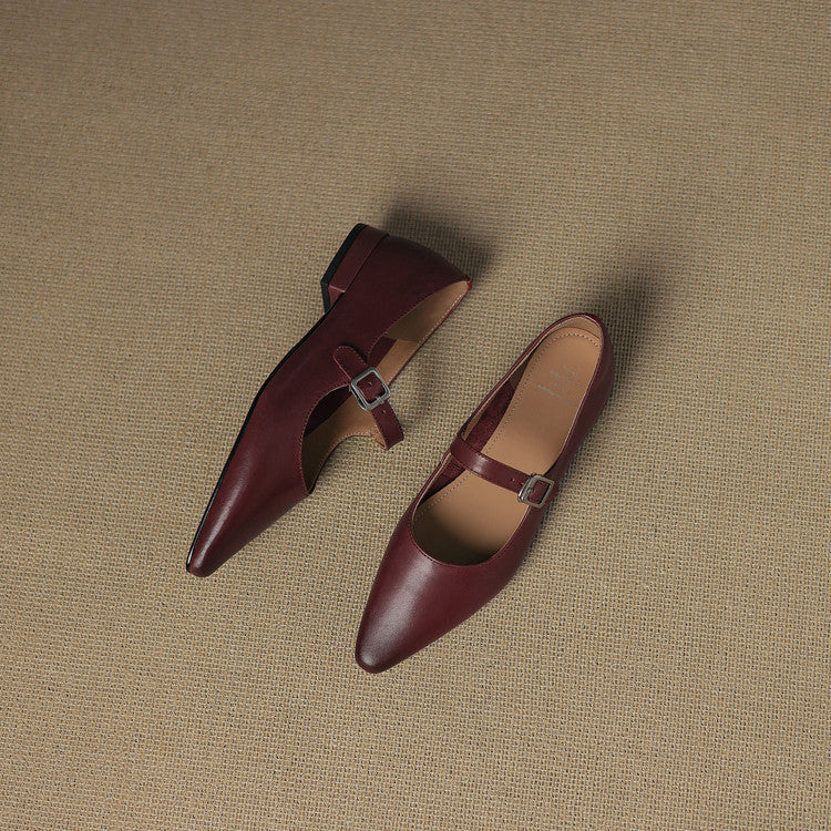 Authentic Leather Heels Orya