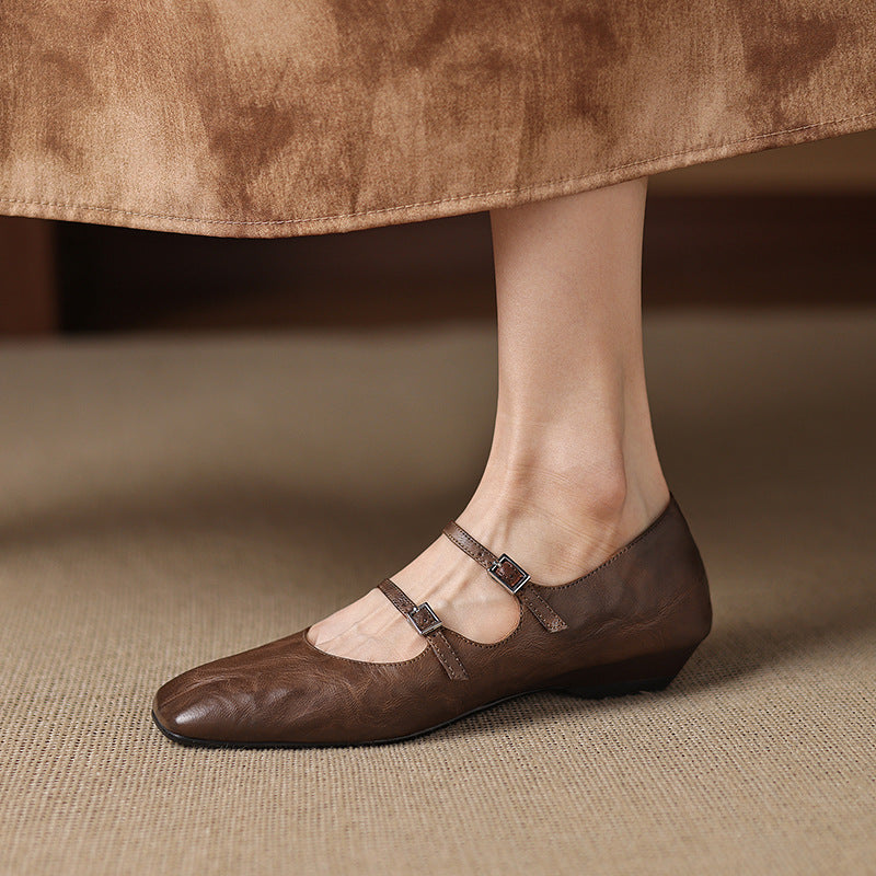 Orik Genuine Leather Flats
