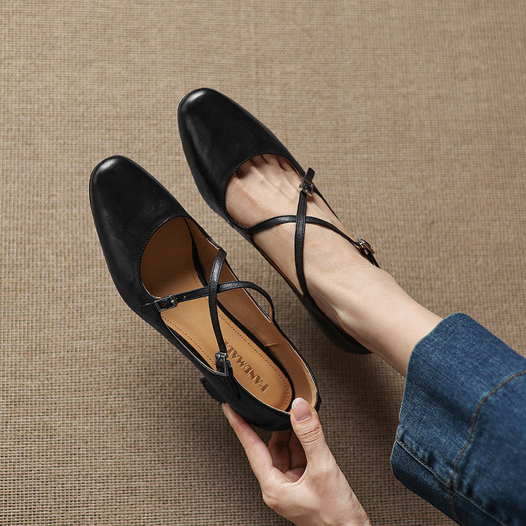 Authentic Leather Heels Orrel