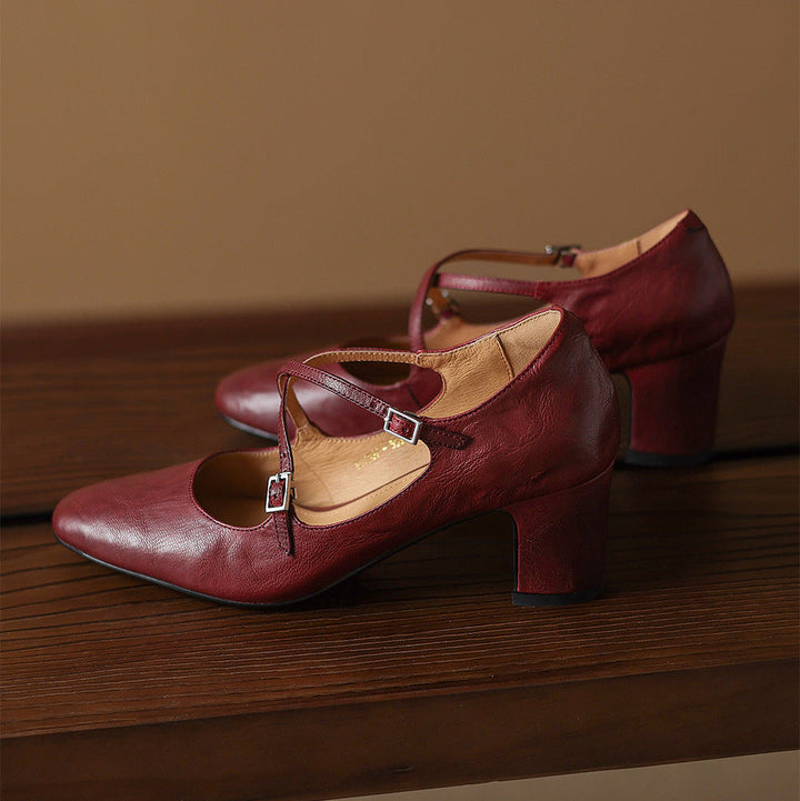 Authentic Leather Heels Orrel