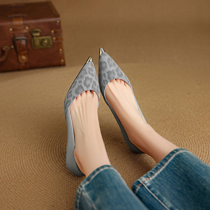 Authentic Leather Heels Valea