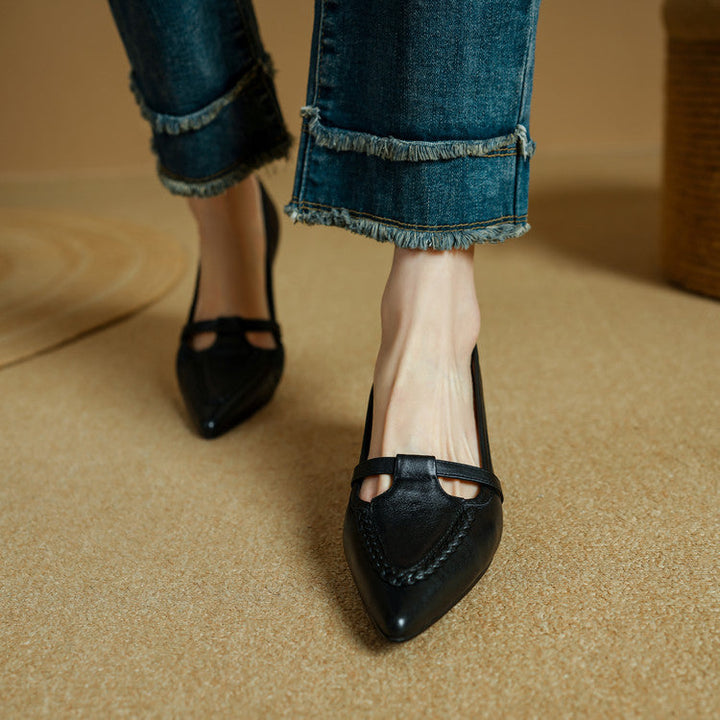 Authentic Leather Stiletto Heels Orel