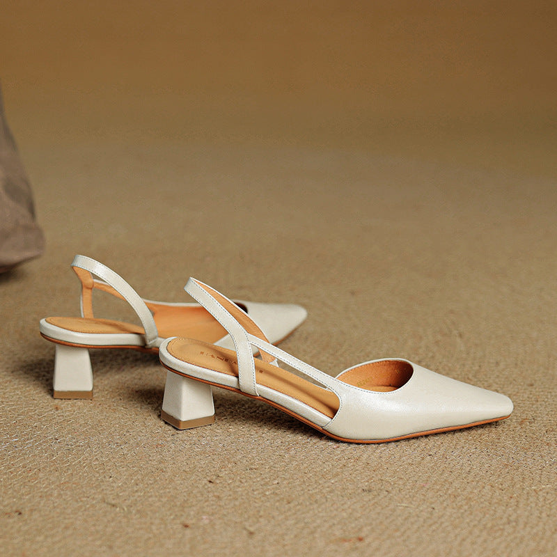 Authentic Leather Elle Heels
