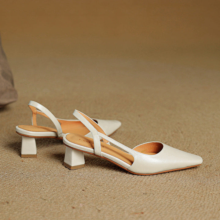 Authentic Leather Elle Heels