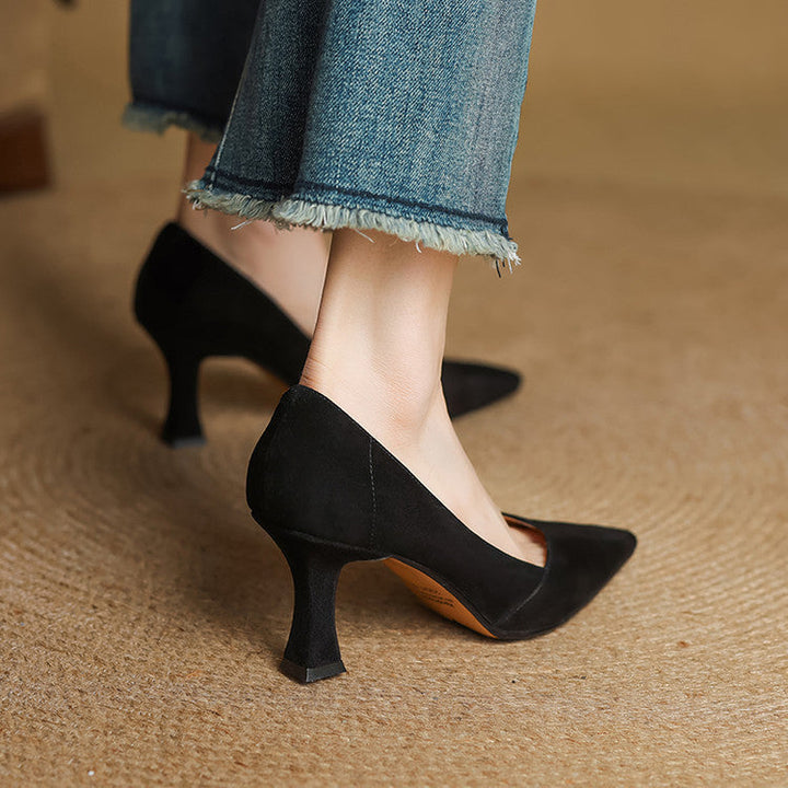 Genuine Leather Women's Heels