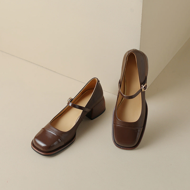 Authentic Leather Heels Erel