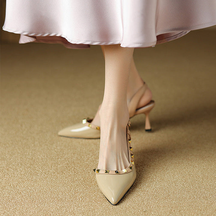 Genuine Leather Heels - Additional Option