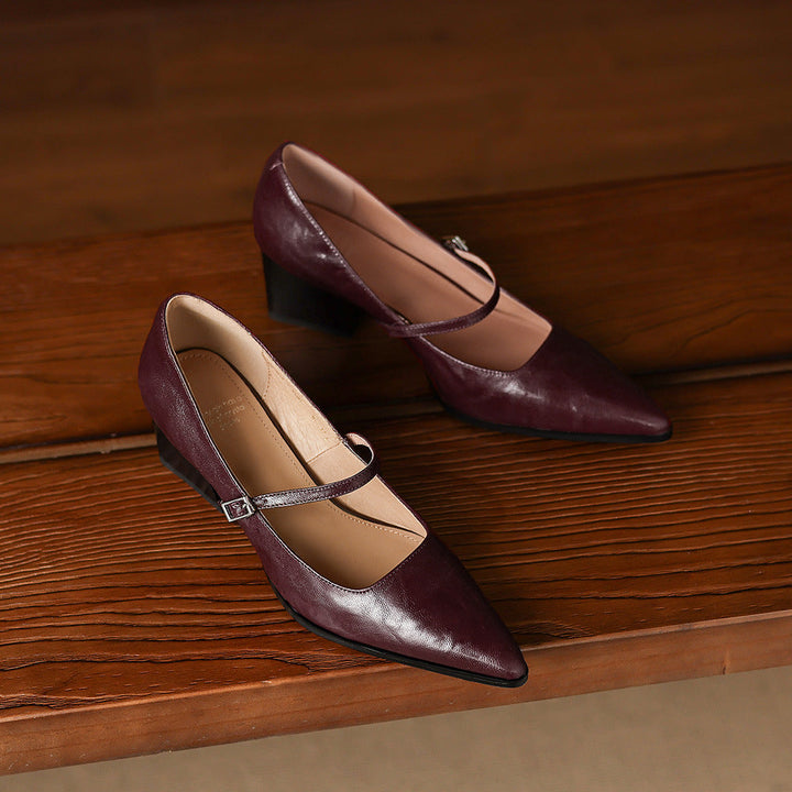 Authentic Leather Heels Orvia