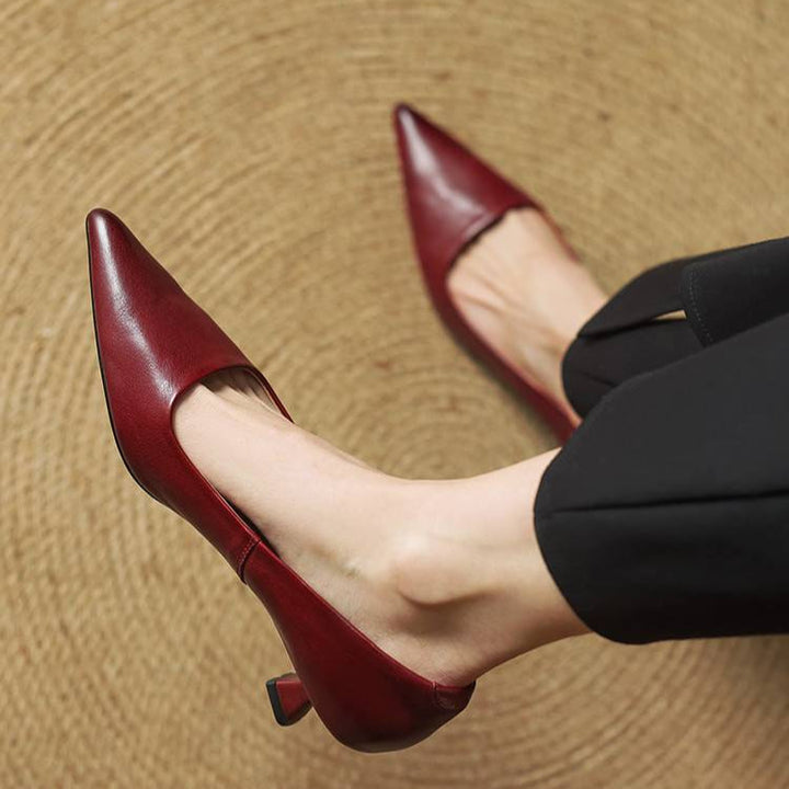 Genuine Leather Heels