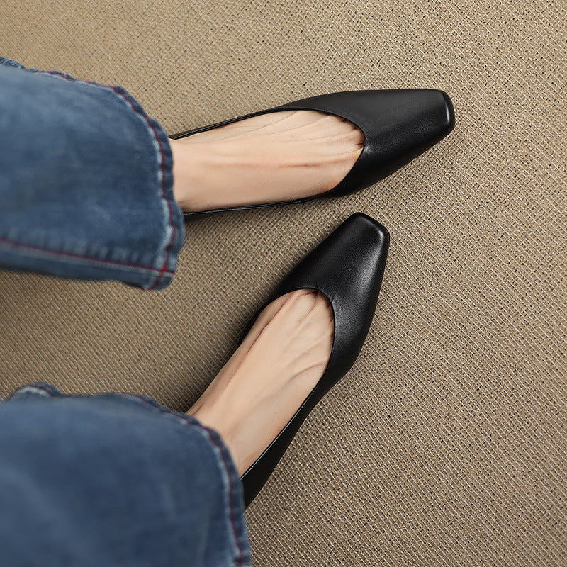 Oren Genuine Leather Flats