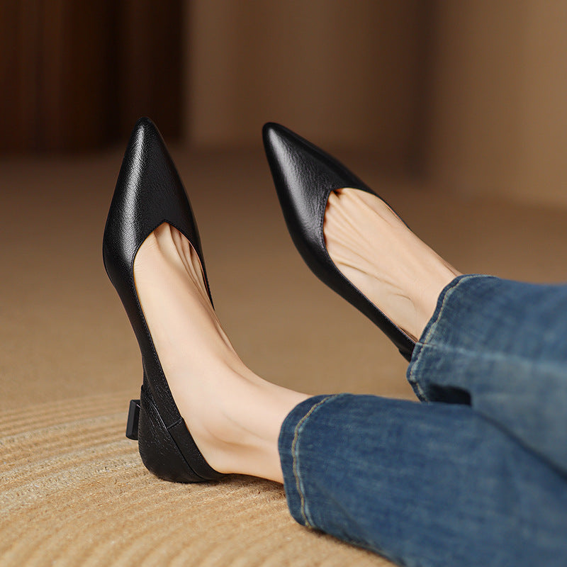 Authentic Leather Heels