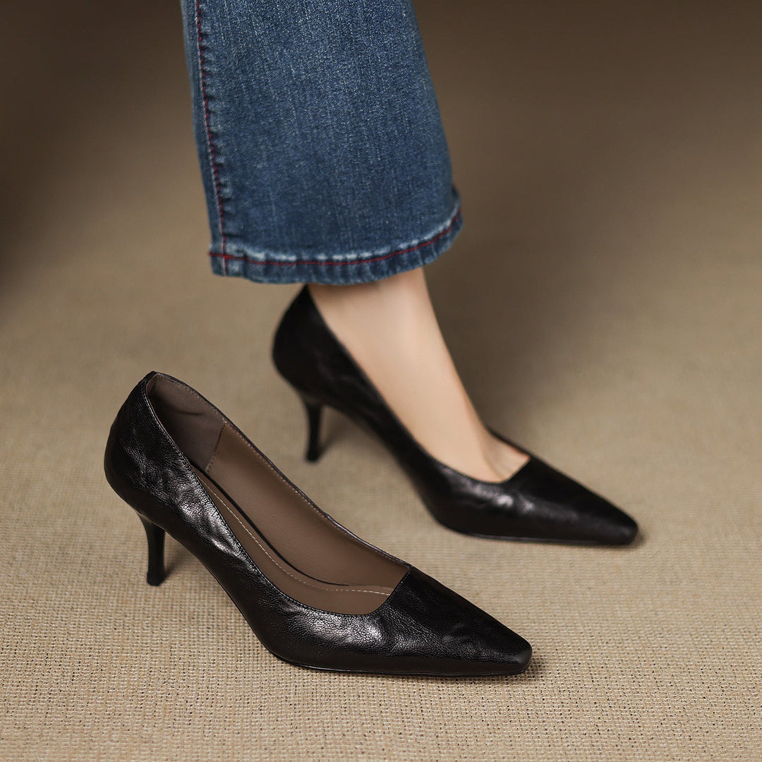 Authentic Leather Heels