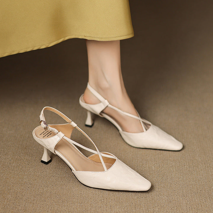 Authentic Leather Heels Velta