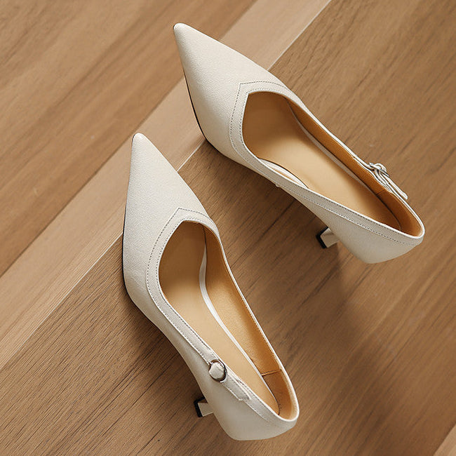 Authentic Leather Heels Ezel