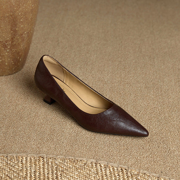 Aeris Genuine Leather Heels