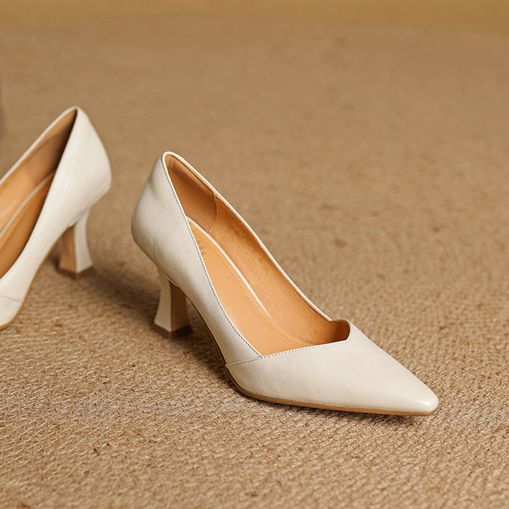 Genuine Leather Women's Heels