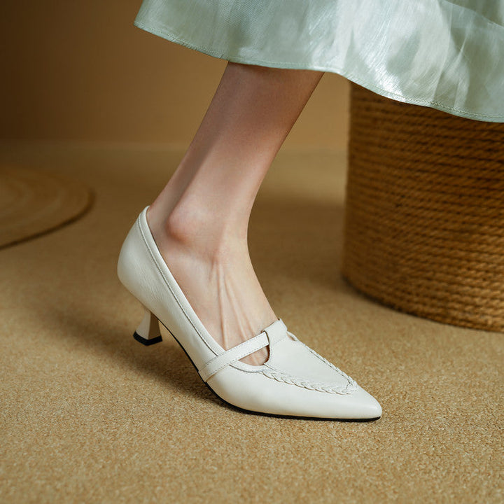 Authentic Leather Stiletto Heels Orel