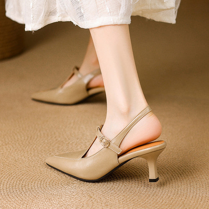 Lauren Leather Heels