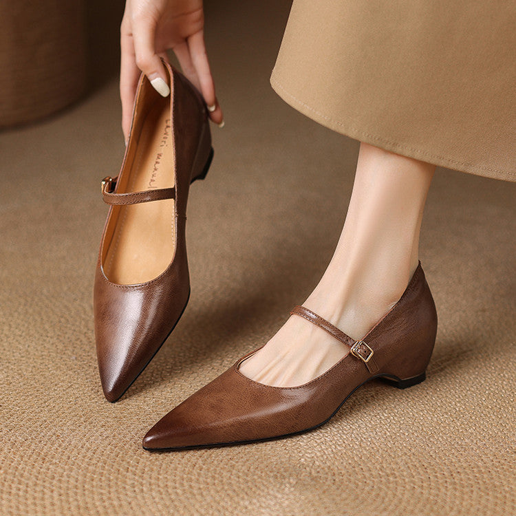 Felia Authentic Leather Heels